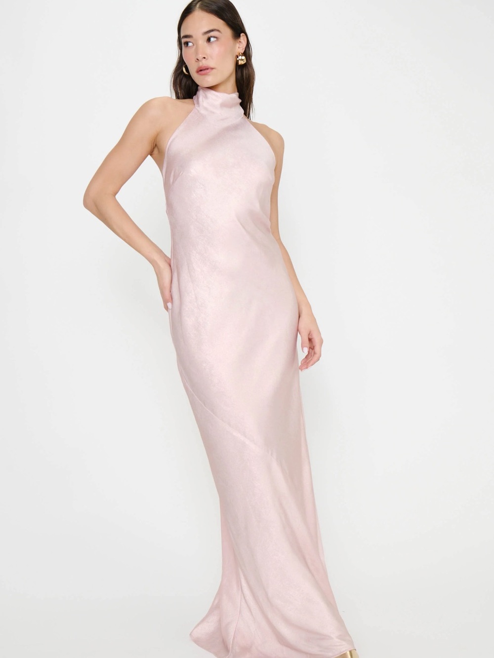 Show Me Your Mumu Lisa Maxi | XS Powder Pink Chrome - Picture 1 of 2